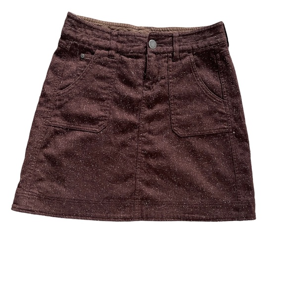 Woolrich Womens Skirt Sz 4 Brown Textured Wool Short Bottoms - Picture 4 of 11